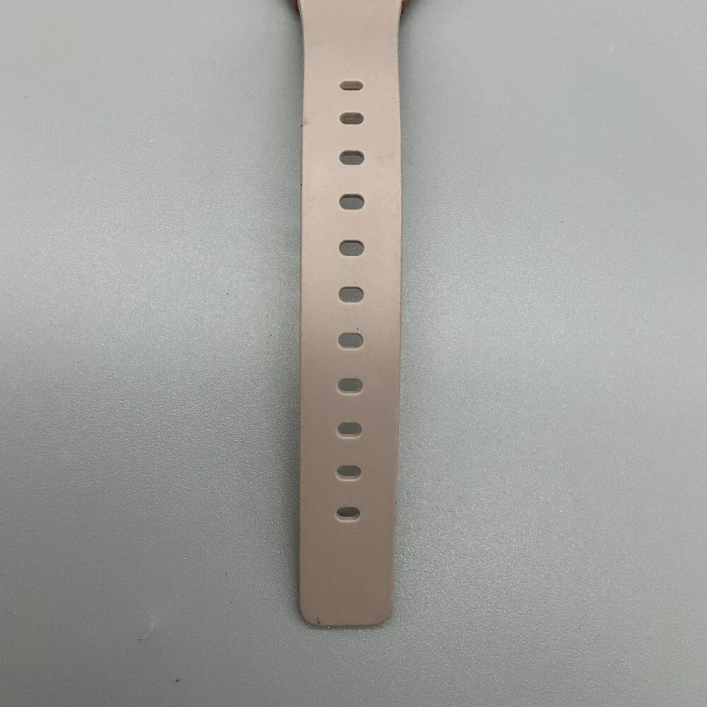 Casio W-204 Womens Watch 35mm White Digital Dial Pink Strap Backlight